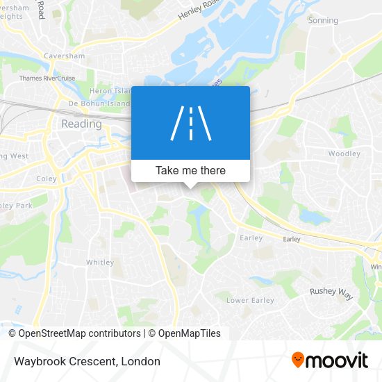Waybrook Crescent map