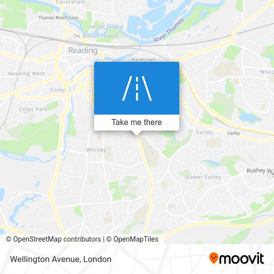 Wellington Avenue map