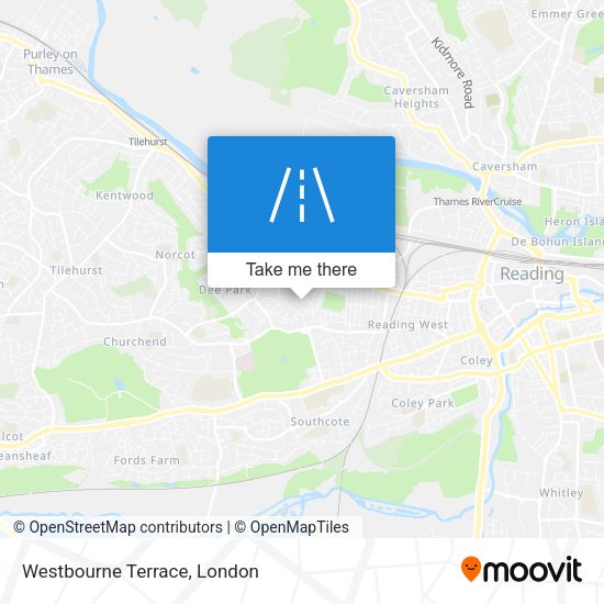 Westbourne Terrace map