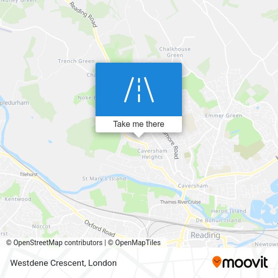 Westdene Crescent map