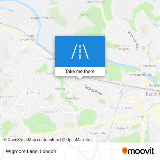 Wigmore Lane map