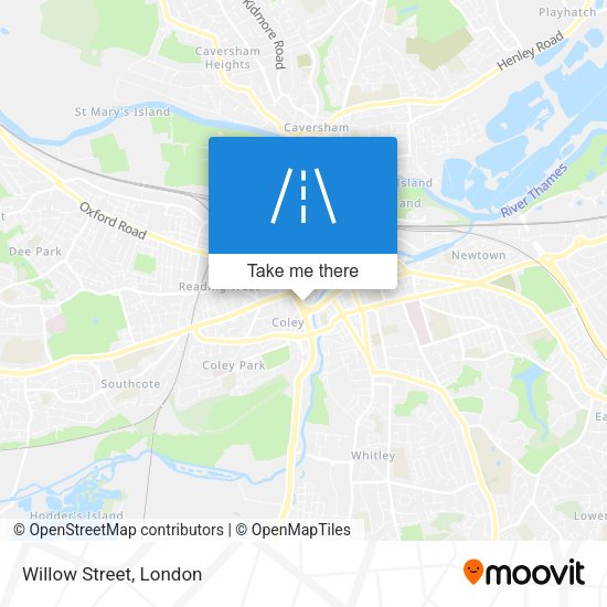 Willow Street map