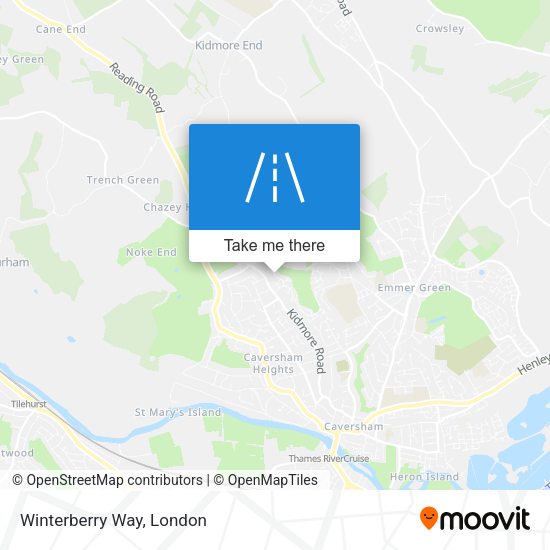 Winterberry Way map