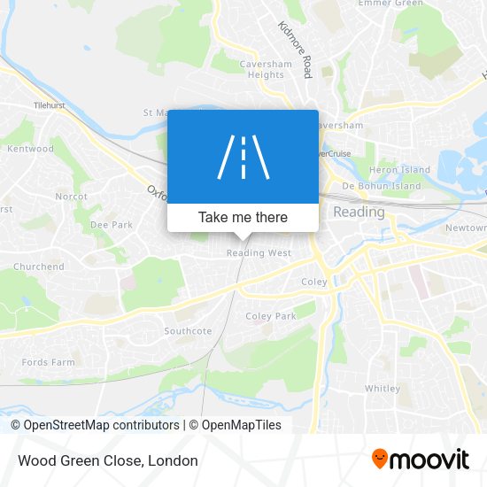 Wood Green Close map