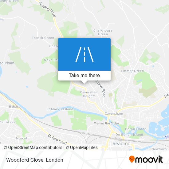 Woodford Close map
