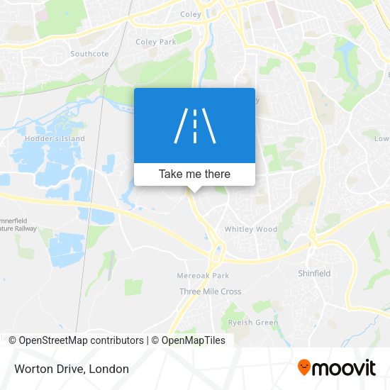 Worton Drive map