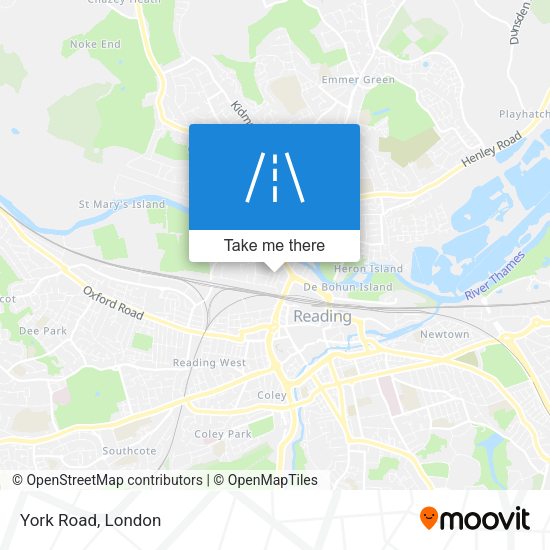 York Road map