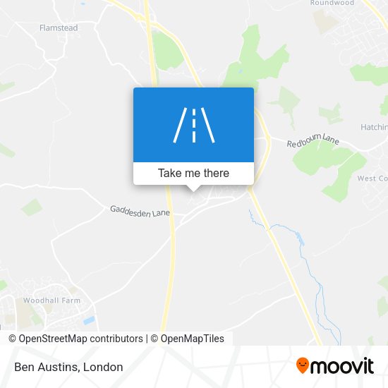 Ben Austins map