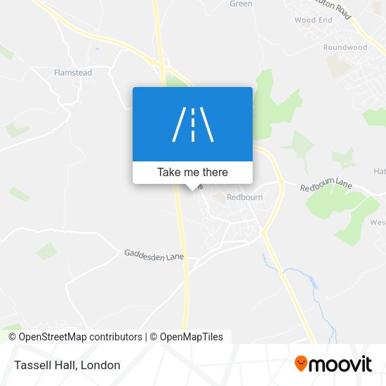Tassell Hall map