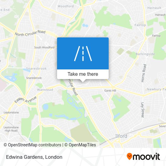 Edwina Gardens map