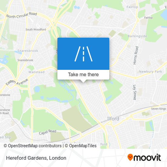 Hereford Gardens map