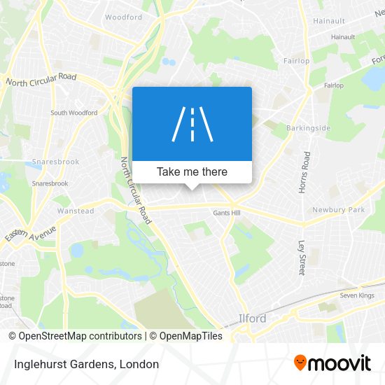 Inglehurst Gardens map