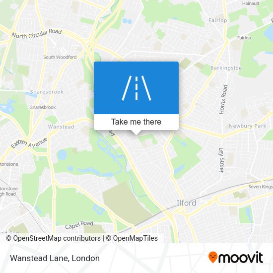 Wanstead Lane map