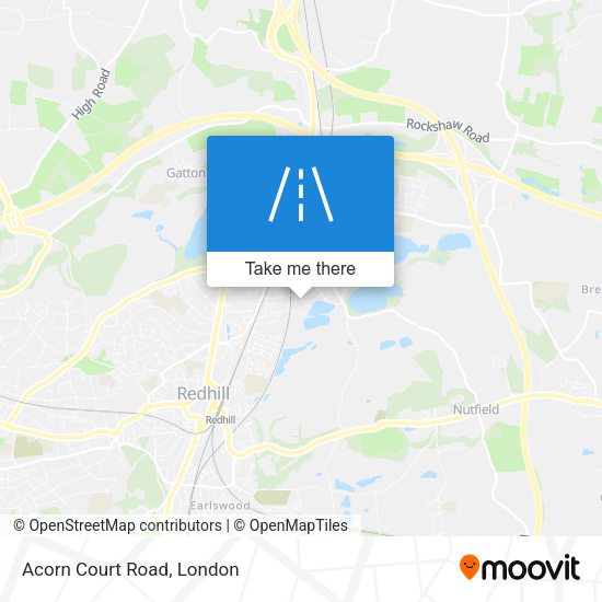 Acorn Court Road map