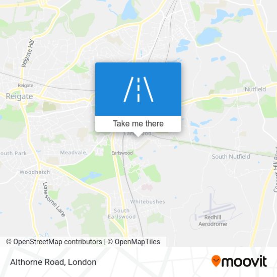 Althorne Road map