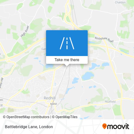 Battlebridge Lane map