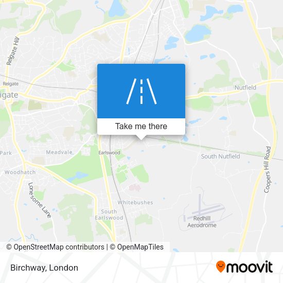 Birchway map