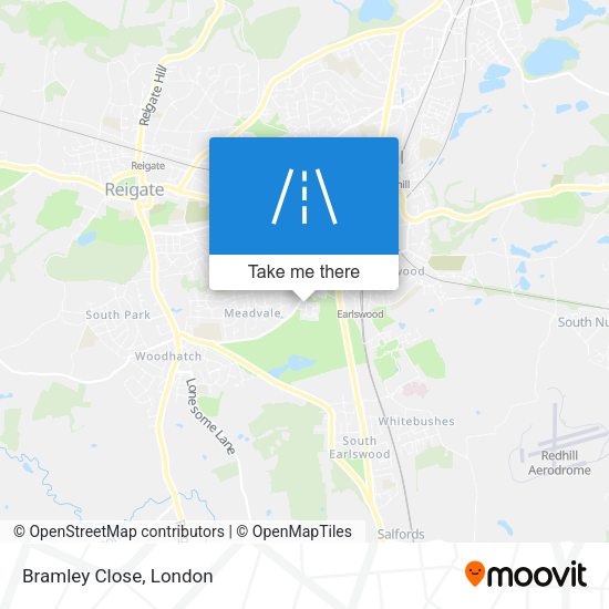 Bramley Close map