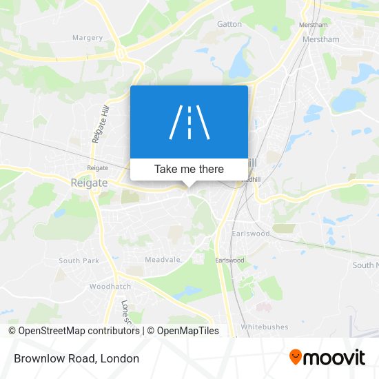 Brownlow Road map