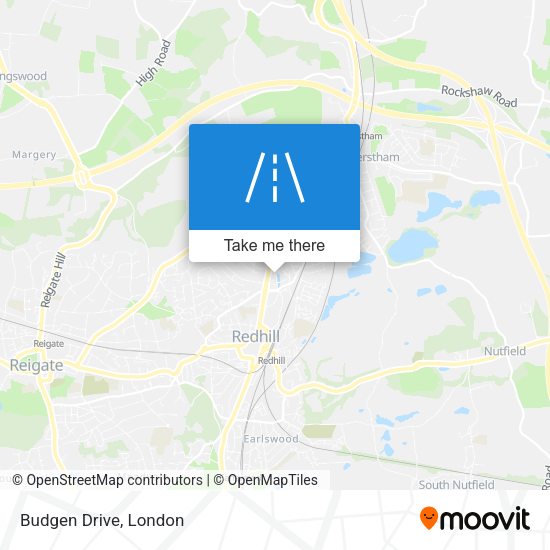 Budgen Drive map