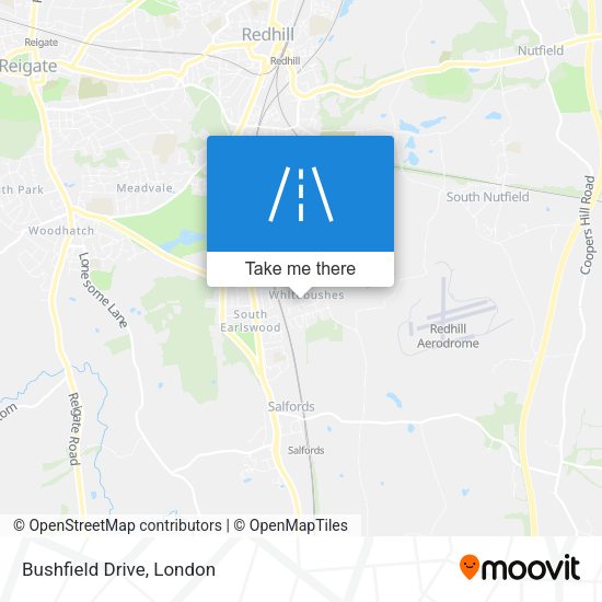 Bushfield Drive map