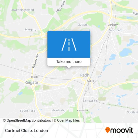 Cartmel Close map
