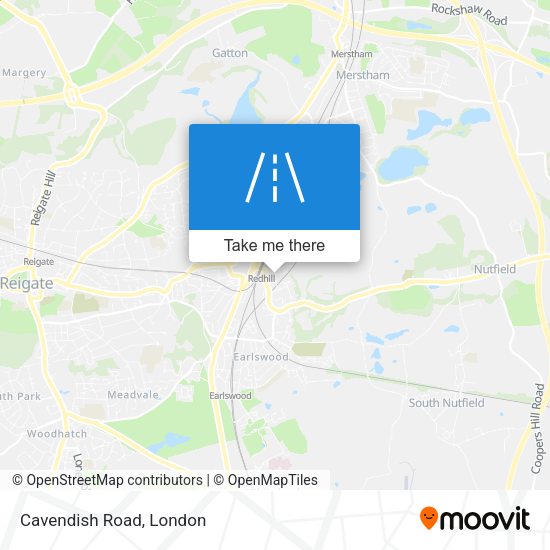 Cavendish Road map