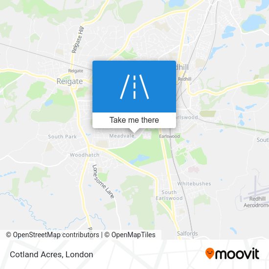 Cotland Acres map