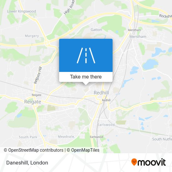 Daneshill map
