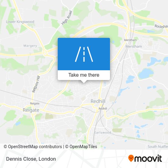 Dennis Close map