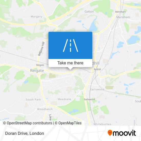 Doran Drive map