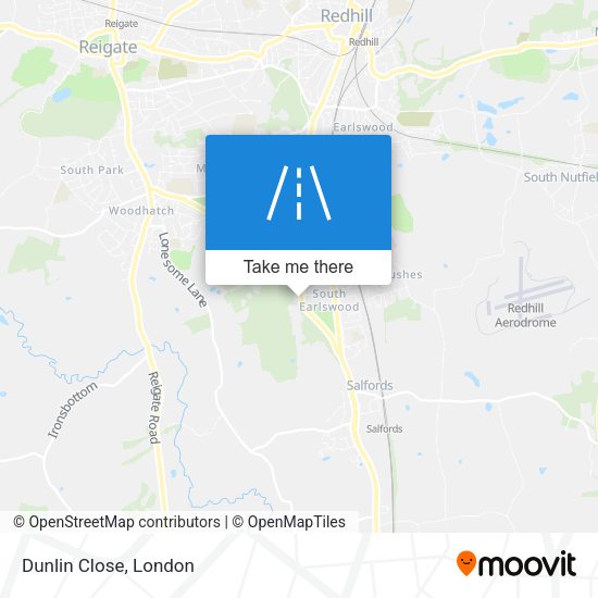 Dunlin Close map