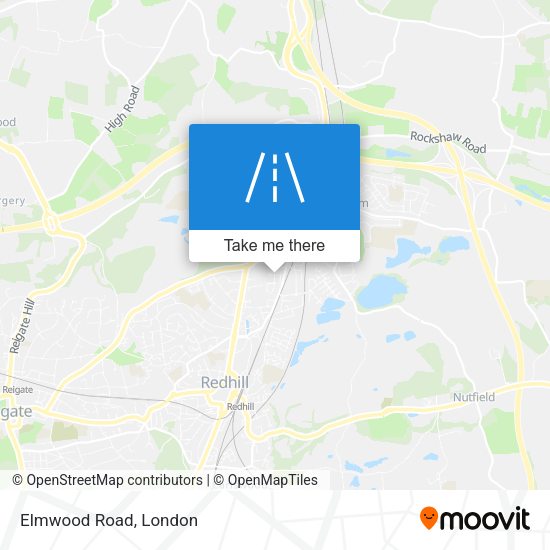 Elmwood Road map