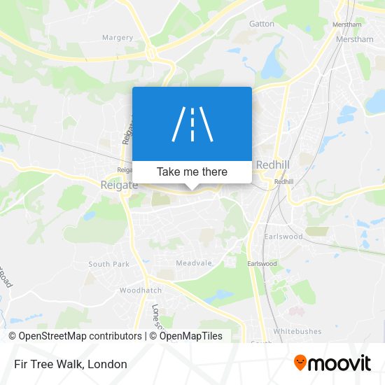 Fir Tree Walk map