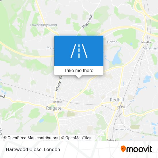 Harewood Close map
