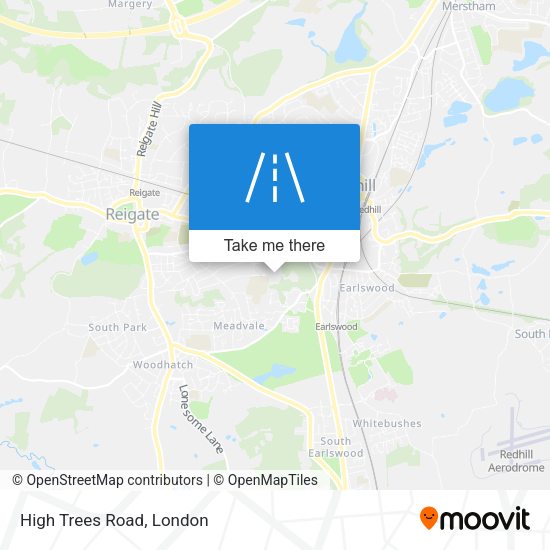 High Trees Road map