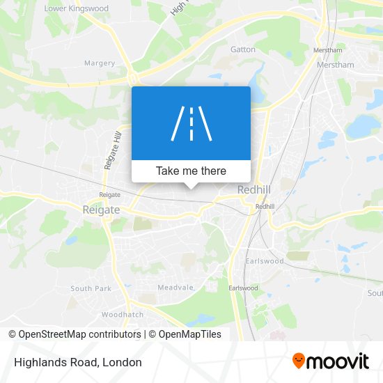Highlands Road map