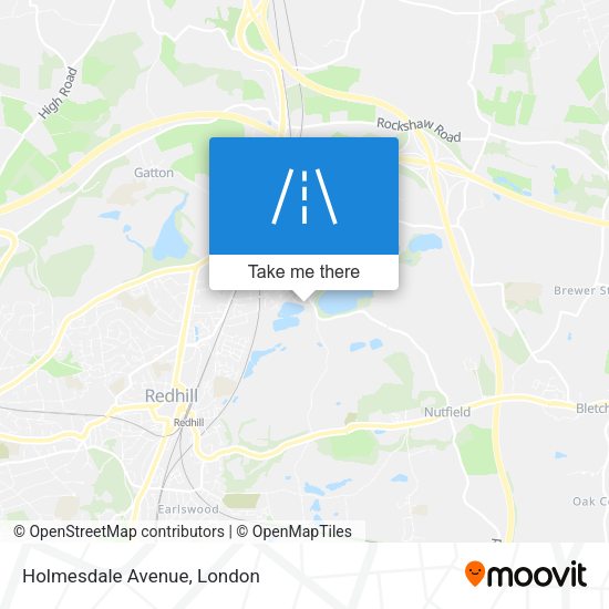 Holmesdale Avenue map