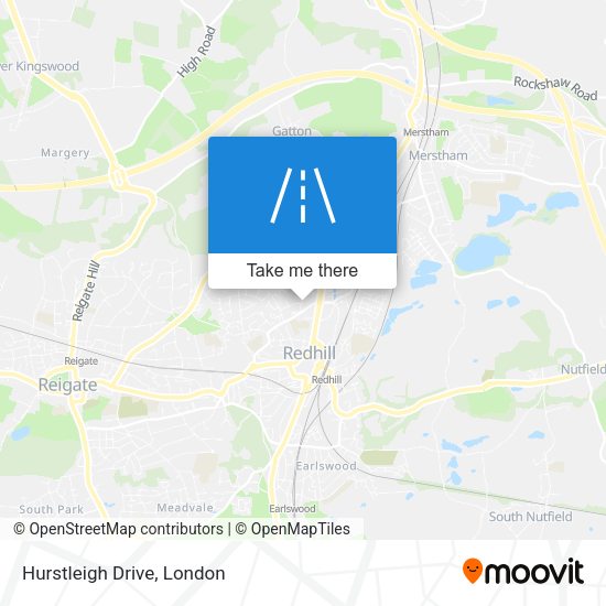 Hurstleigh Drive map