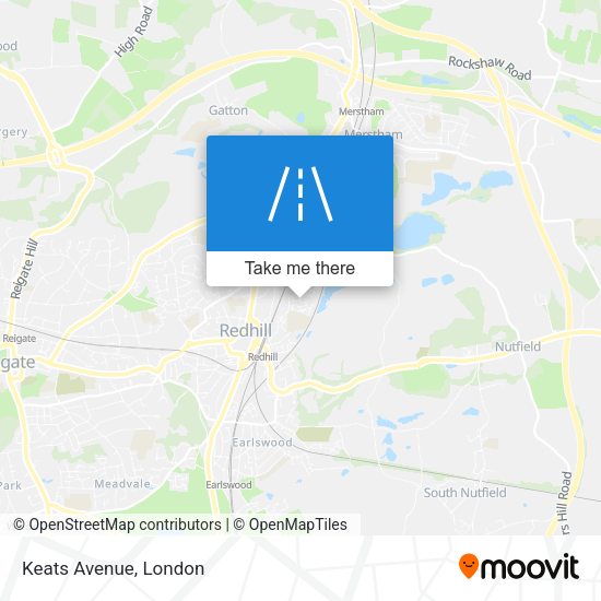 Keats Avenue map