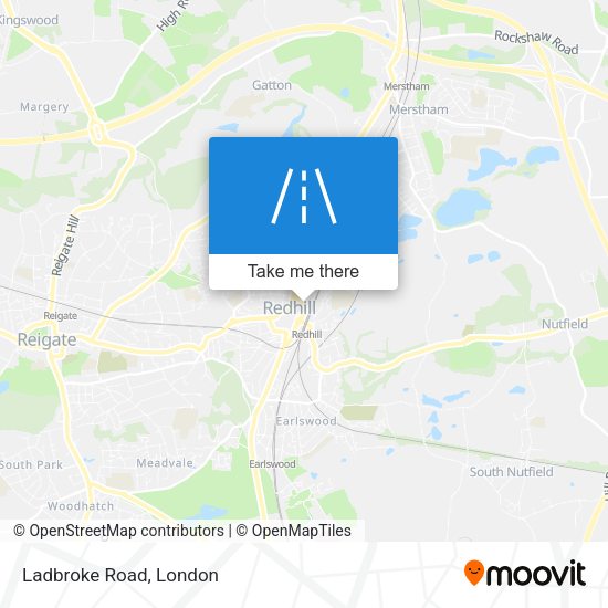 Ladbroke Road map