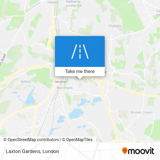 Laxton Gardens map