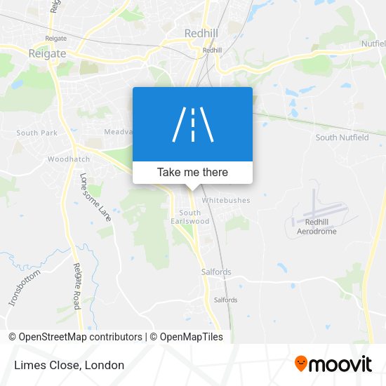 Limes Close map