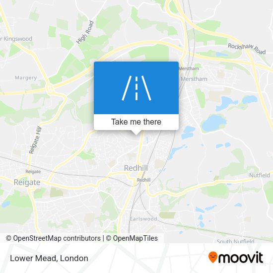 Lower Mead map