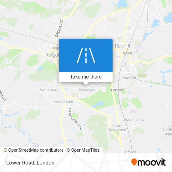 Lower Road map