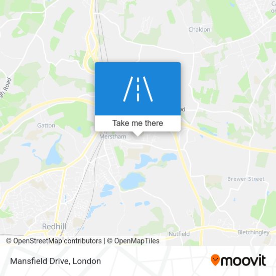 Mansfield Drive map