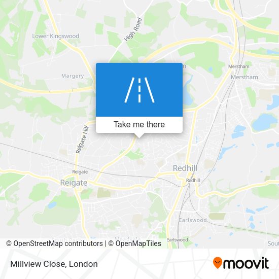 Millview Close map