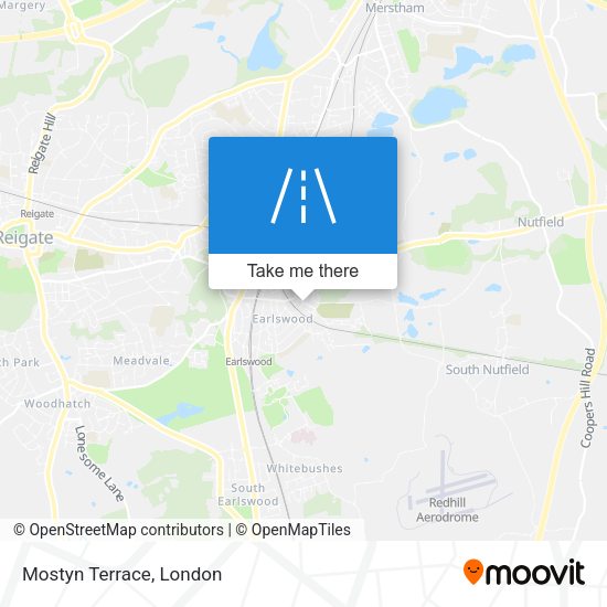 Mostyn Terrace map