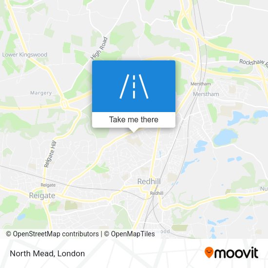 North Mead map