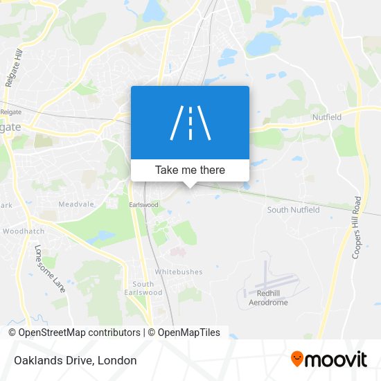 Oaklands Drive map